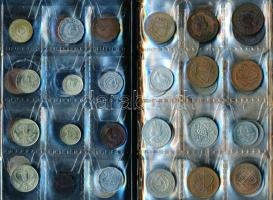 Ciprus 52db vegyes fémpénz albumba rendezve T:vegyes
Cyprus 52pcs of mixed coins in album C:mixed
