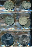 Ciprus 52db vegyes fémpénz albumba rendezve T:vegyes
Cyprus 52pcs of mixed coins in album C:mixed