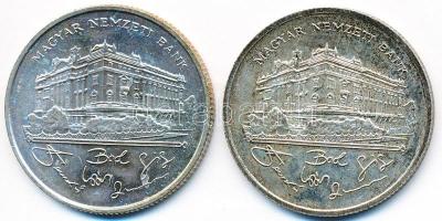 1992-1993. 200Ft Ag "MNB" (2x) T:2,2-