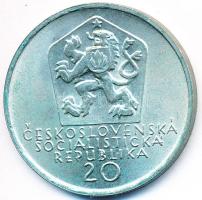 Csehszlovákia 1972. 20K Ag "Andrej Sladkovic" T:2 Czechoslovakia 1972. 20 Korun Ag "Andrej Sladkovic" C:XF