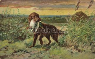 9 db RÉGI külföldi városképes és motívumlap; Wyck, Visby, Burg Sooneck; művész, pár / 9 old foreign ...