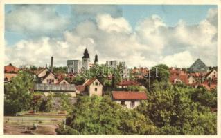 9 db RÉGI külföldi városképes és motívumlap; Wyck, Visby, Burg Sooneck; művész, pár / 9 old foreign ...