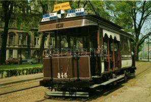 10 db MODERN használatlan motívumlap; külföldi villamosok / 10 modern unused motive cards; foreign t...