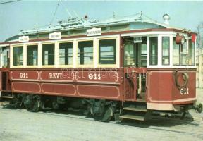 15 db MODERN használatlan motívumlap; magyar villamosok / 15 modern unused motive cards; Hungarian t...