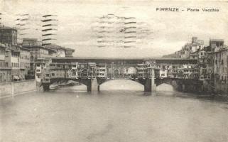 Florence, Firenze; Ponte Vecchio / bridge (Rb)