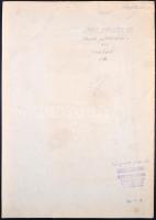 Vajda Lajos (1922-2008): Húsvéti játék vásár. Elfogadott plakát terv.  Vegyes technika, papír. 29×21...