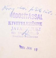 Vajda Lajos (1922-2008): Húsvéti játék vásár. Plakát terv. "Módosítással kivitelezésre javasolj...