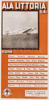 1938 1938 Ala Littoria S.A. Roma-Venezia-Monaco-Berlin repülőmenetrend / 1938 Italy flight plan