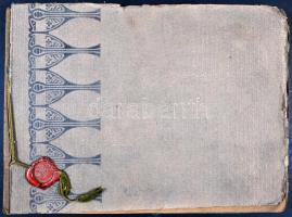 Fotó album Sicilia 1907.   Régi fényképek a hajóútról, kikötőről, mozgalmas utcai jelenetekről, vias...