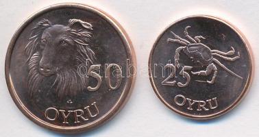 Feröer-szigetek 2011. 25O + 50O fantáziaveretek T:1- Faroe Islands 2011. 25 Oyru + 50 Oyru fantasy coins C:AU