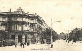 Madrid, Calle de Alcalá / street, tram