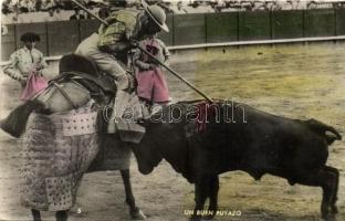Un buen puyazo / Bullfight, toreador, folklore (gluemark)