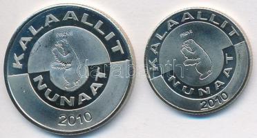 Grönland 2010. 1K + 2K "Próba" fantáziaveretek T:1-
Greenland 2010. 1 Krone + 2 Kroner &qu...