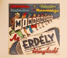 Kolozsvári reklámgyűjtemény 12 db színes reklámmal