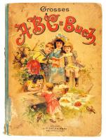 Grosses ABC =Buch. Stuttgart, é.n., Verlag von J.P. Schreiber. Színes rajzokkal illusztrált. Kiadói színes kartonpapír kötésében. Viseletes fedőborító.