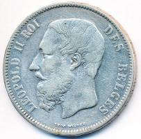 Belgium 1870. 5Fr Ag "II. Lipót" T:2-,3
Belgium 1870. 5 Francs Ag "Leopold II" C...