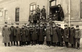 1925-26 Budapest, Szabályzat ismertető tanfolyam, katonák csoportkép photo