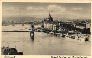 Budapest - 5 db régi városlépes lap: országház, Gellért fürdő, Halászbástya, Vajdahunyad vára