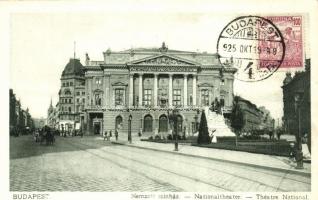 Budapest - 6 db régi városlépes lap: Gellért fürdő, Széchenyi fürdő, Halászbástya, színház, vegyes m...