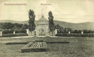 Krasznahorkaváralja, mauzóleum, kiadja Fuchs József / mausoleum (EK)