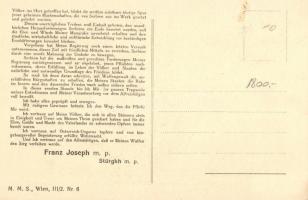 Das Manifest unseres erhabenen Kaisers M. M. S. Wien III/2. Nr. 6 / Franz Joseph proclamation