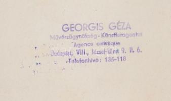 cca 1930-1940 Kremolina&Darras, Gerogis Géza Művészügynökség, pecséttel jelzett, feliratozva, 20...