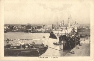 Catania, Port, steamships (EK)