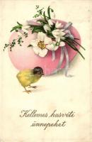 Easter, egg with chicken, Erika Nr. 5981. litho