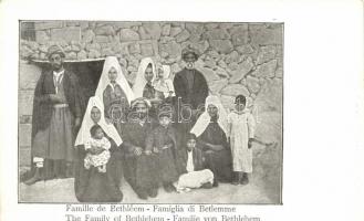 Palestinian folklore from Betlehem, family (EK)
