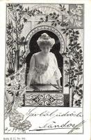1899 Art Nouveau lady