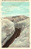 Pike&#039;s Peak Cog Railway, Spring Snow Banks (Rb)