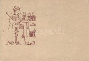 Cserkészlap csapatbélyegzővel s: Márton