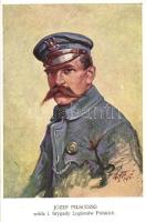 Jozef Pilsudski, wodz I. brygady Legionow Polskich (fa)