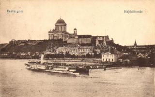 Esztergom, hajóállomás, gőzhajó