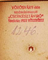 cca 1920-1930 Vörösváry-féle cserkész távíró készülék