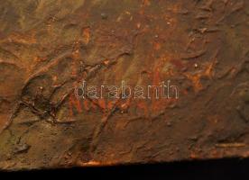 Neogrády jelzéssel: Libapásztor lány. Olaj, karton, 40×50 cm