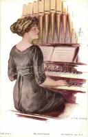 Az elveszett akkord, The Knapp Co. Paul Heckscher Imp. No. 304-2. s: T. Earl Christy, The lost chord, lady with piano, The Knapp Co. Paul Heckscher Imp. No. 304-2. s: T. Earl Christy