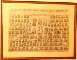 1929 A Ludovika Akadémikusai tabló keretben