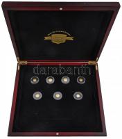 2007-2012. "A világ legkisebb arany érméi" Au 7xklf db-ból álló érme szett eredeti díszdob...
