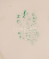 Hollóházi kutya, kézzel festett, jelzett, hibátlan, h: 20 cm, m:12 cm