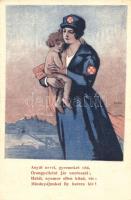 American Red Cross's Mother and child protective action in Hungary, propaganda