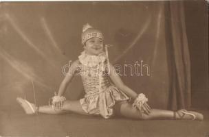 Child circus acrobat photo