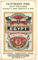 1925 Guttmann Emil Egypt Textiláruk üzletének reklámja, BNV / Hungarian Egypt textile shop advertisement (EK)