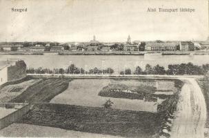 Szeged Alsó-Tiszapart, Grünwald Herman kiadása (fl)