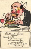 22 db főleg RÉGI motívumlap; humoros grafikai / 22 mostly old motive cards; humorous graphics