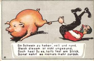 22 db főleg RÉGI motívumlap; humoros grafikai / 22 mostly old motive cards; humorous graphics