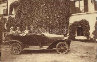 1920 Sándorfalva, Pallavicini kastély, automobil, photo (fa)