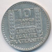 Franciaország 1934. 10Fr Ag T:2- France 1934. 10 Francs Ag C:VF