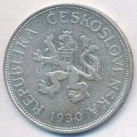 Csehszlovákia 1930. 5K Ag T:3
Czechoslovakia 1930. 5 Korun Ag C:F
Krause KM#11