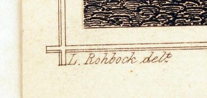 cca 1850 Ludwig Rohbock (1820-1883)- J.M.Kolb: Marosvásárhely. Acélmetszet, jelzett a metszeten, 17x...